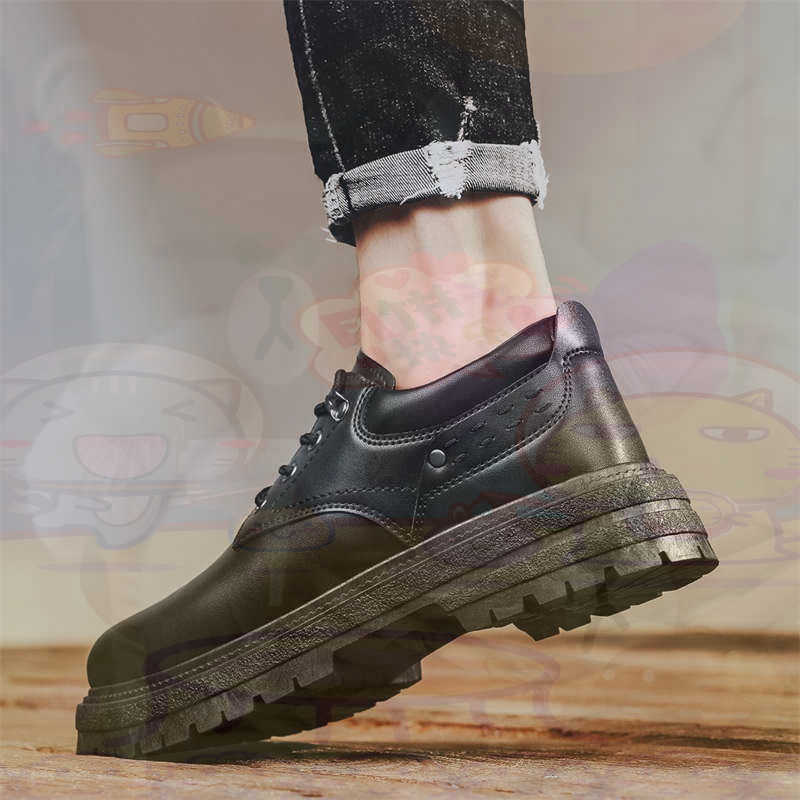 Badminton Vietnam - Donker natuurlijk leer Mode-sneakers Tennis Herensneakers