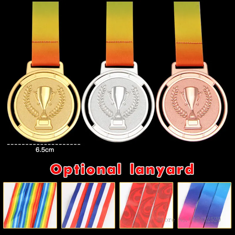 Badminton Cup - Aangepaste badminton marathon metalen medaille, tarwe