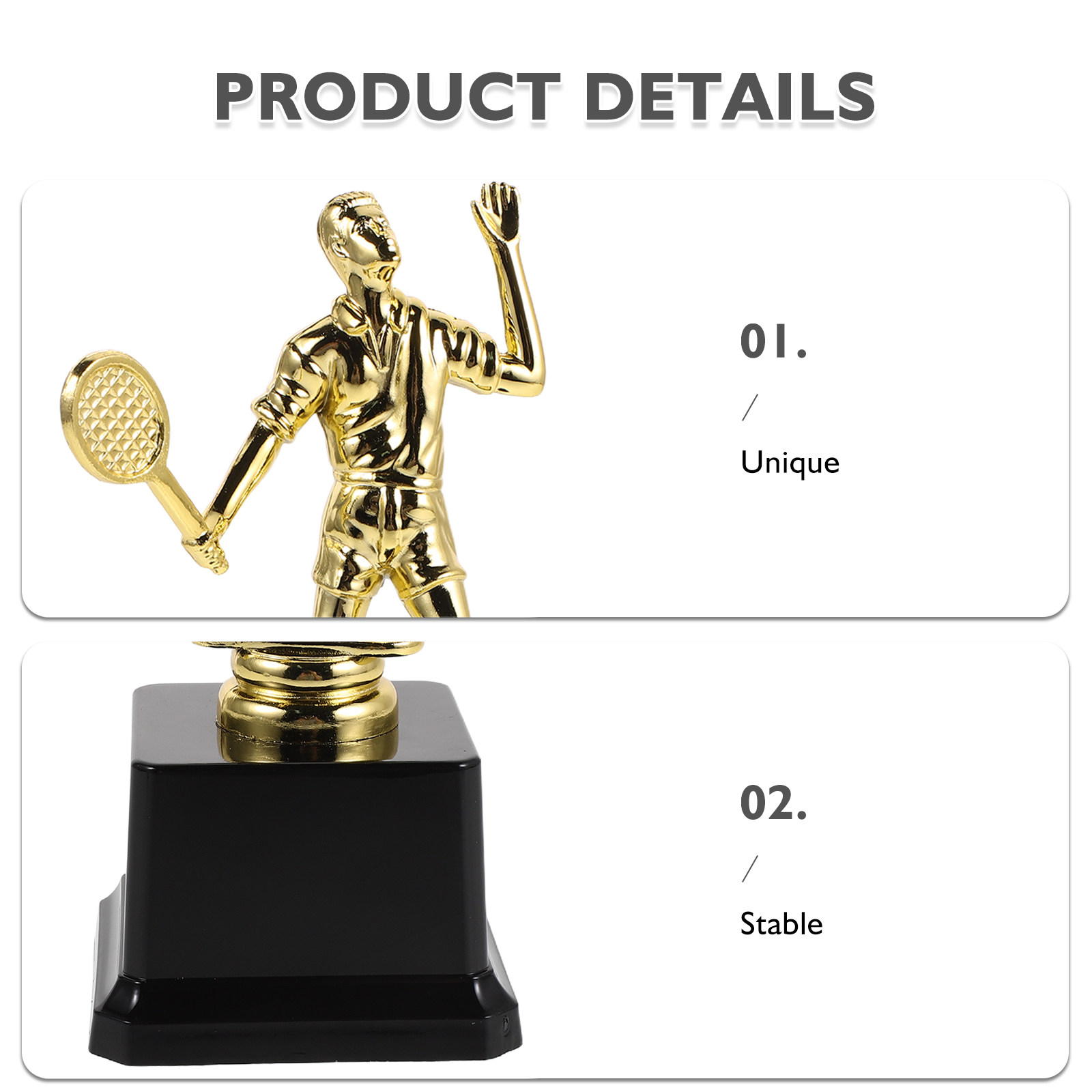 7 Plastic Trofee Beker Badmint - Badminton Cup recensie en prijs