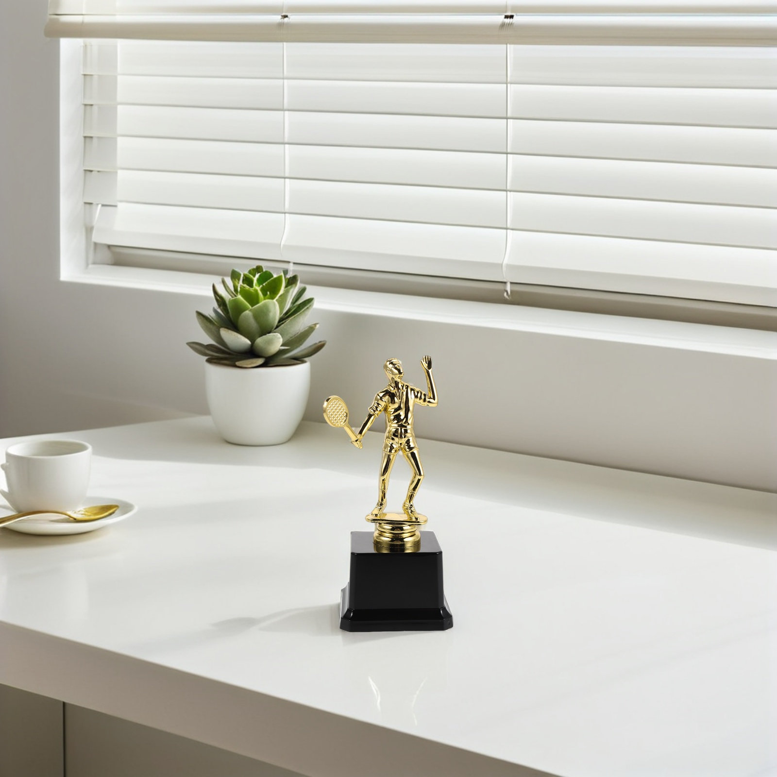 7 Plastic Trofee Beker Badmint - Badminton Cup recensie en prijs