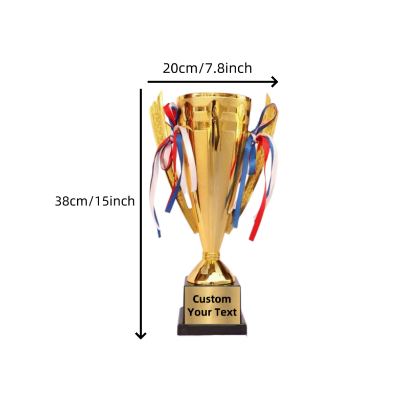11/15 inch hoge gouden beker t - Badminton Cup recensie en prijs